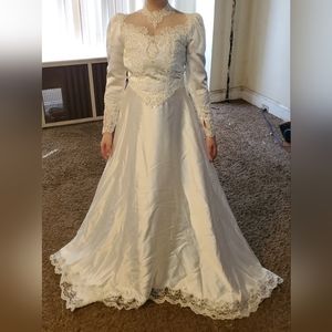 Genuine Vintage 70s Wedding Dress